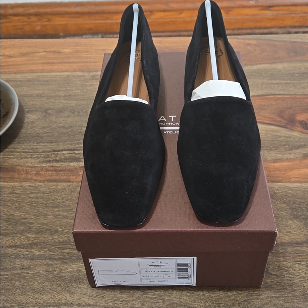 ATP Atelier Andrano Loafer Black Suede